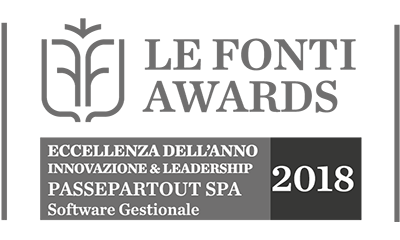 PASSEPARTOUT VINCE LE FONTI AWARDS