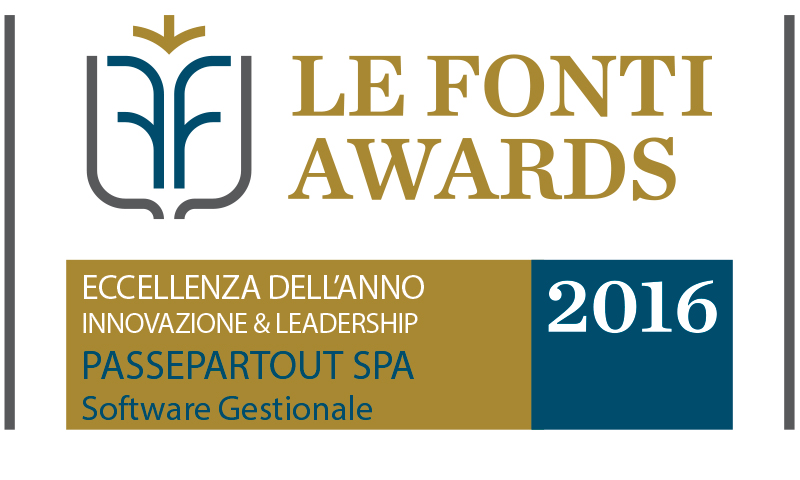 PASSEPARTOUT VINCE LE FONTI AWARDS